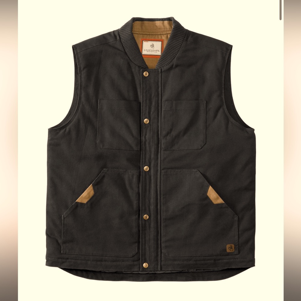 Legendary MEN'S CONCEALED CARRY CANVAS CROSS TRAIL VEST NWOT